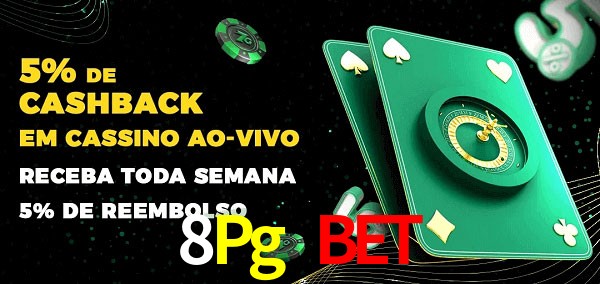 Promoções do cassino ao Vivo 8Pg Bet